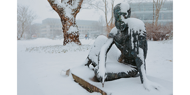 Winter auf dem Campus