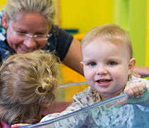 Kinderbetreuung beim Mitarbeitersport